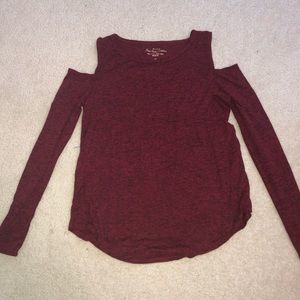 Hollister Open Shoulder Super Soft Sweater